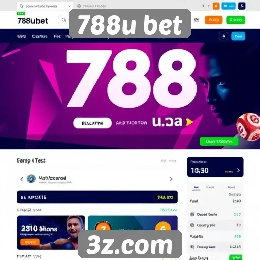 Exploração da interface do usuário no 788u bet